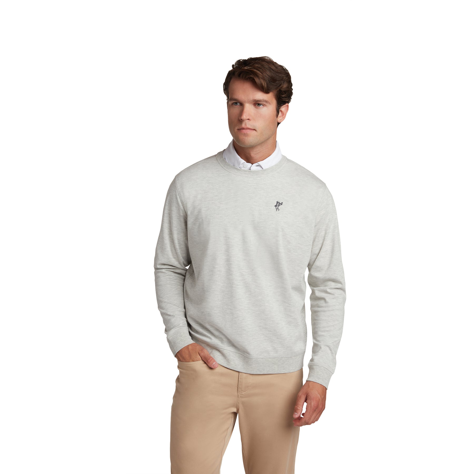 Polo Ralph Lauren Blue Long-Sleeve Interlock T-Shirt